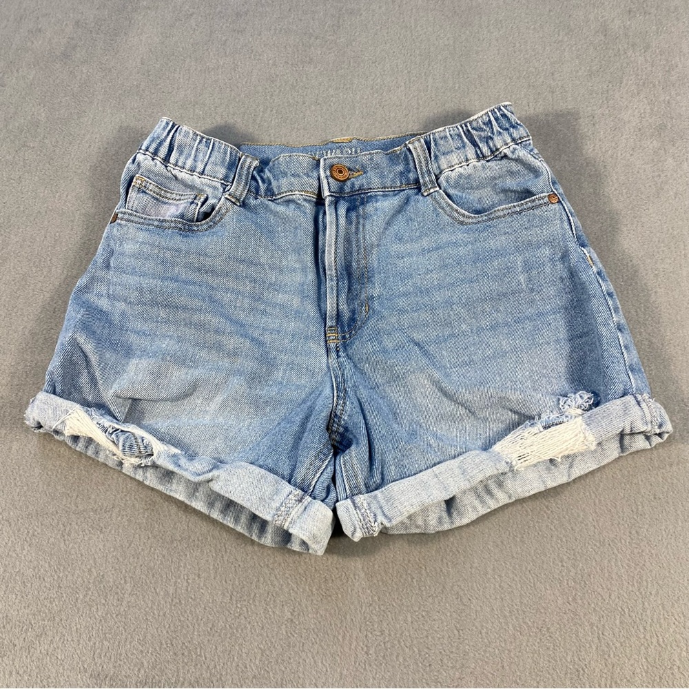 Rewash Juniors’ Light Blue High Waisted Denim Shorts, size 3/26